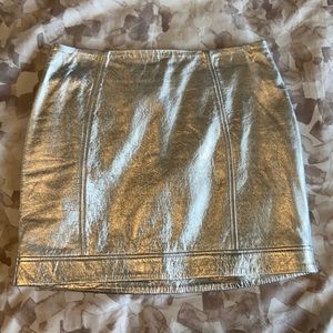 Metallic skirt